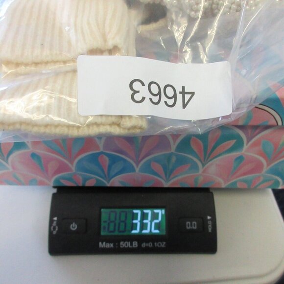 Linda B Collection Women's Sweater S Ivory Lambswool Angora Beads Vtg Luxury 332 - Picture 15 of 15